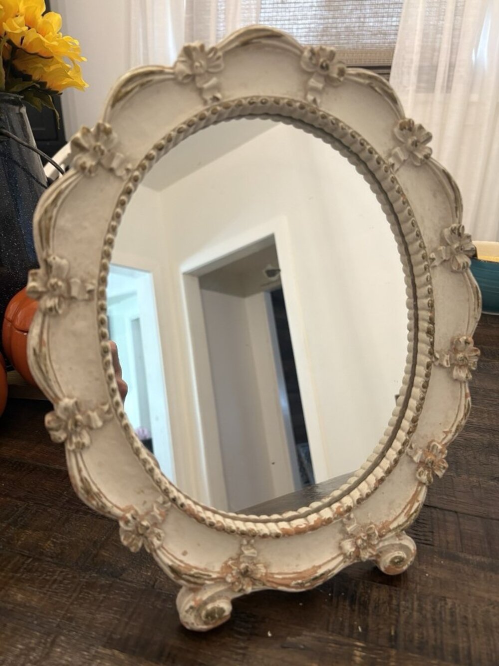 Vintage Syroco Vanity Mirror 1943
